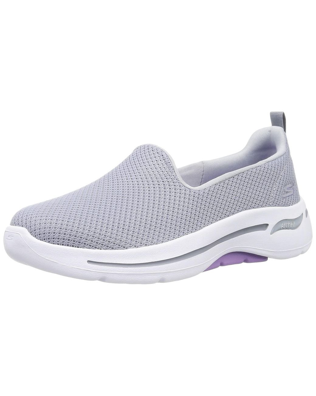 Skechers Go Walk Arch Fit-grateful Sneaker in Grey Lavender (Grey ...