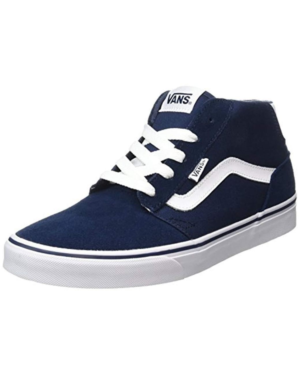 Vans Chapman Mid Hi-top Sneakers in Blue for Men | Lyst UK