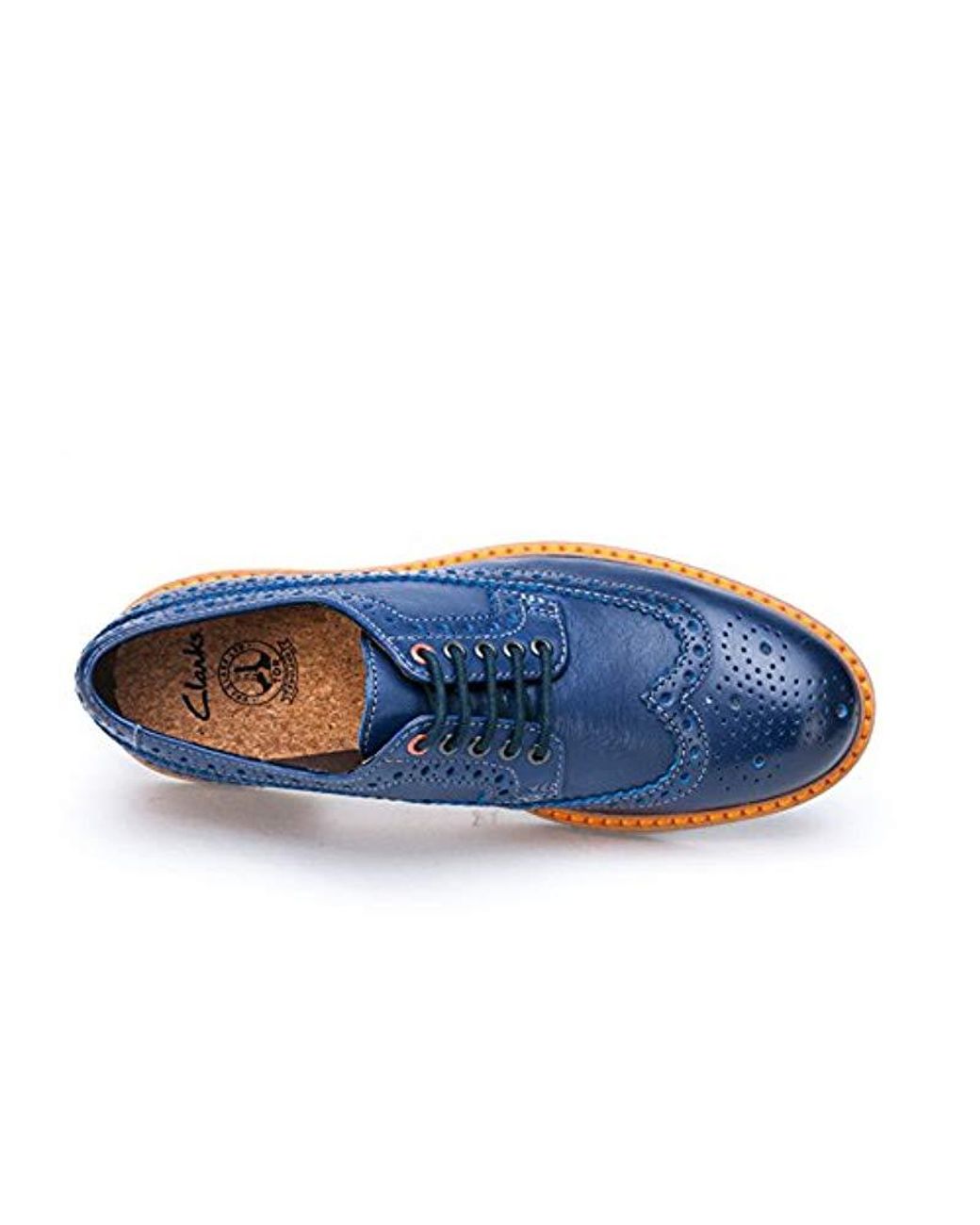 Clarks Darby Limit Blue Leather Brogue Shoe Uk-6.5 G Eu-40 M for Men | Lyst  UK