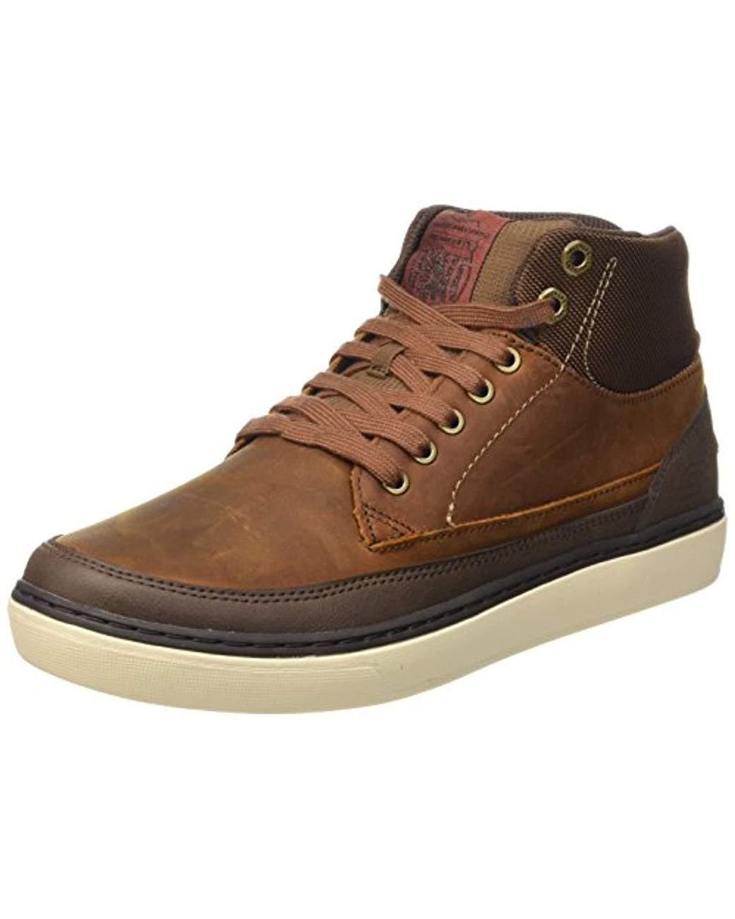 skechers lace up marron