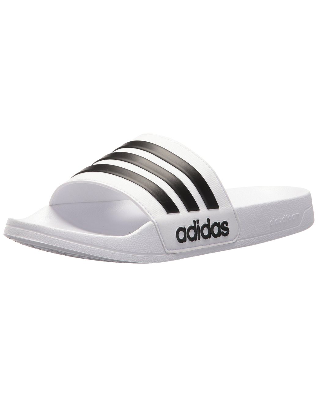 adidas adilette cloudfoam white