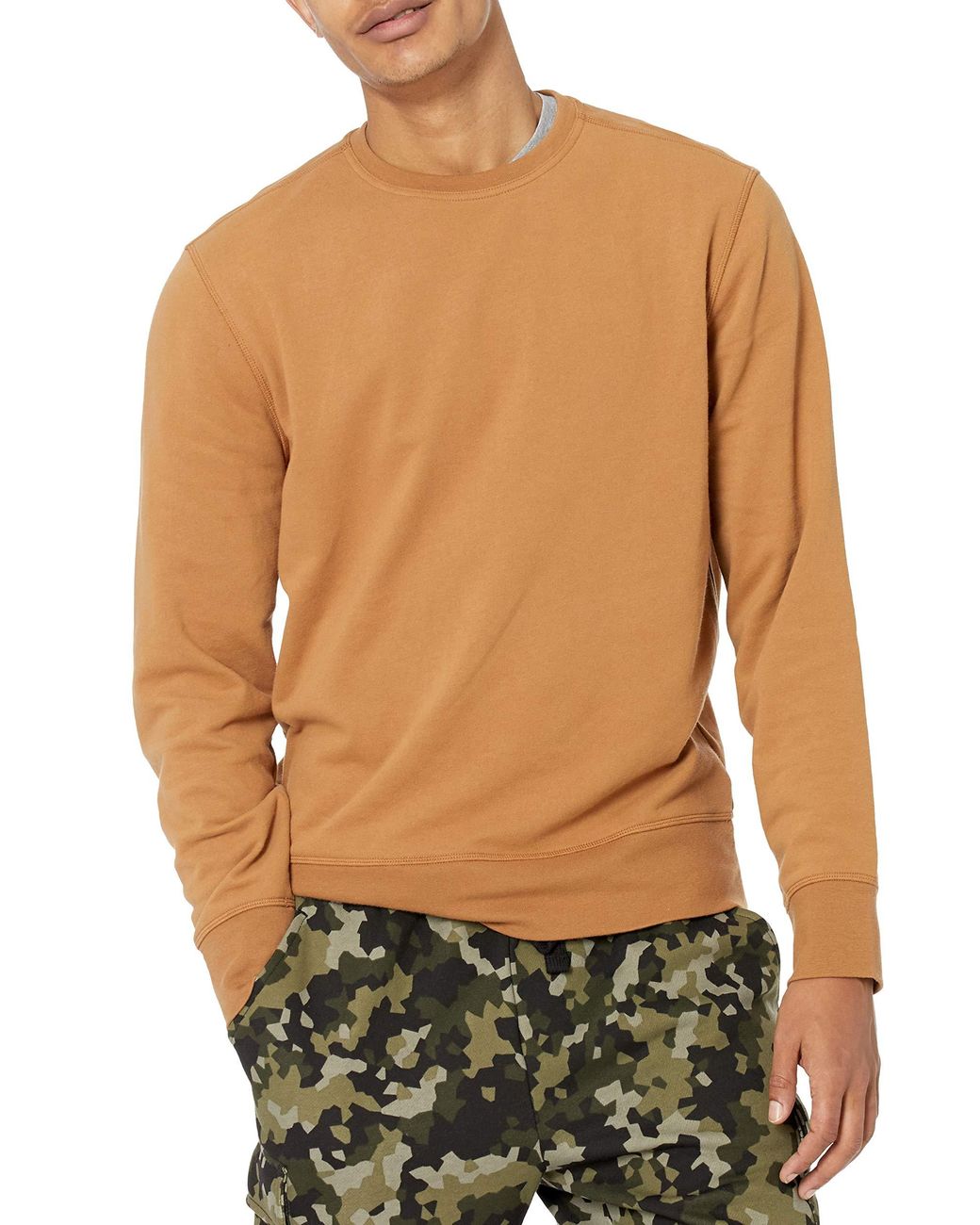 amazon essentials men's midweight crewneck sweater