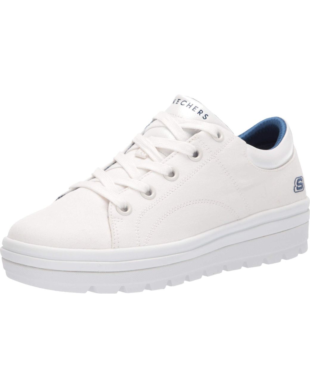 skechers street cleat white