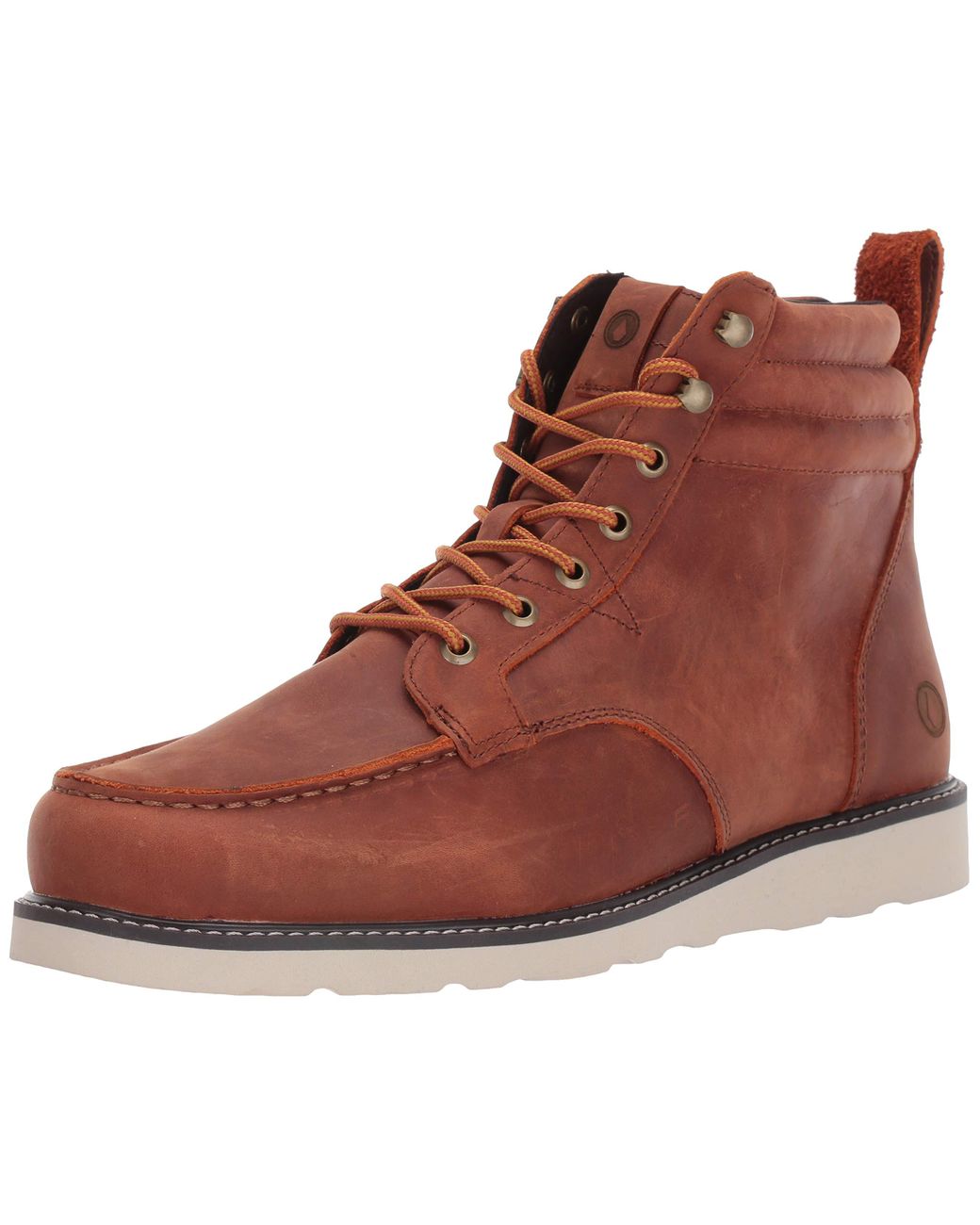 Volcom Willington Waterproof Leather Boot in Rust (Brown) for Men ...