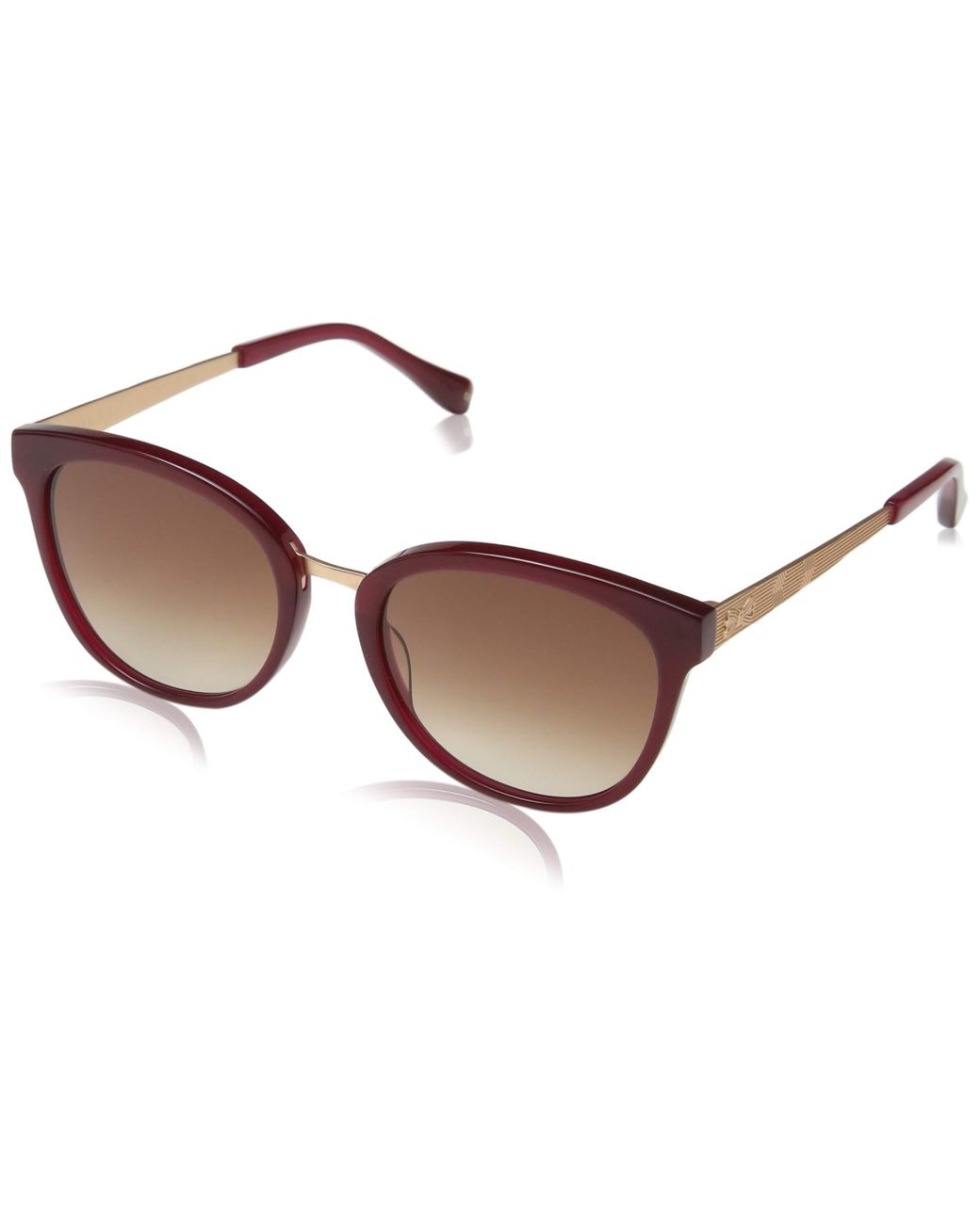 Ted Baker Avery Sunglasses in Burgundy/Brown (Brown) - Lyst