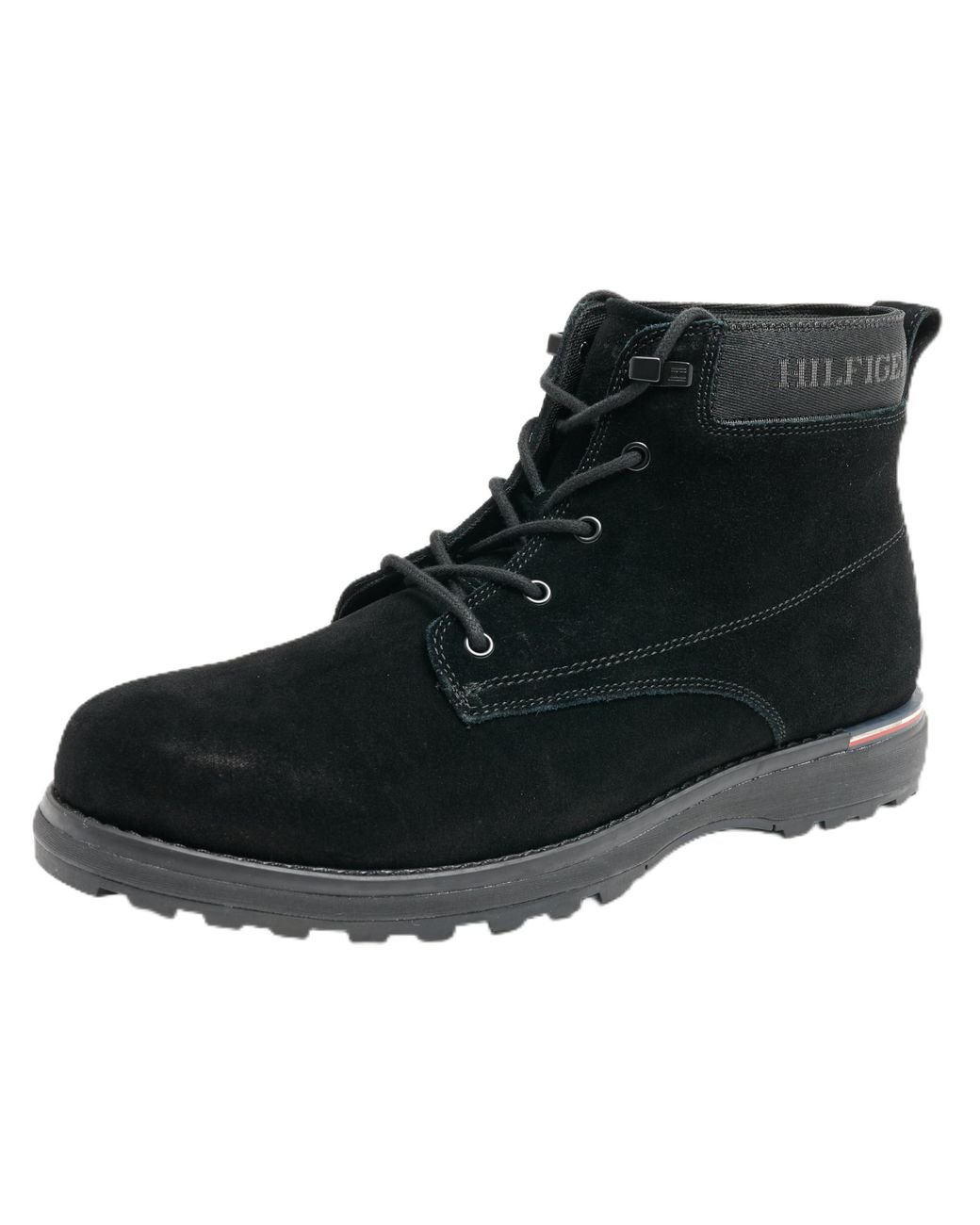Tommy Hilfiger 's Corporate Outdoor Suede Boots in Black for Men
