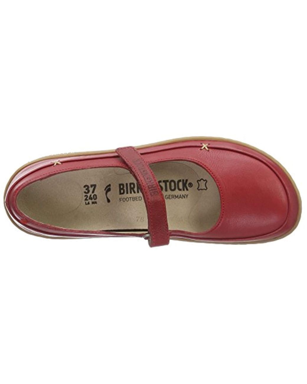 Birkenstock Damen Iona Mary Jane Halbschuhe in Rot | Lyst DE