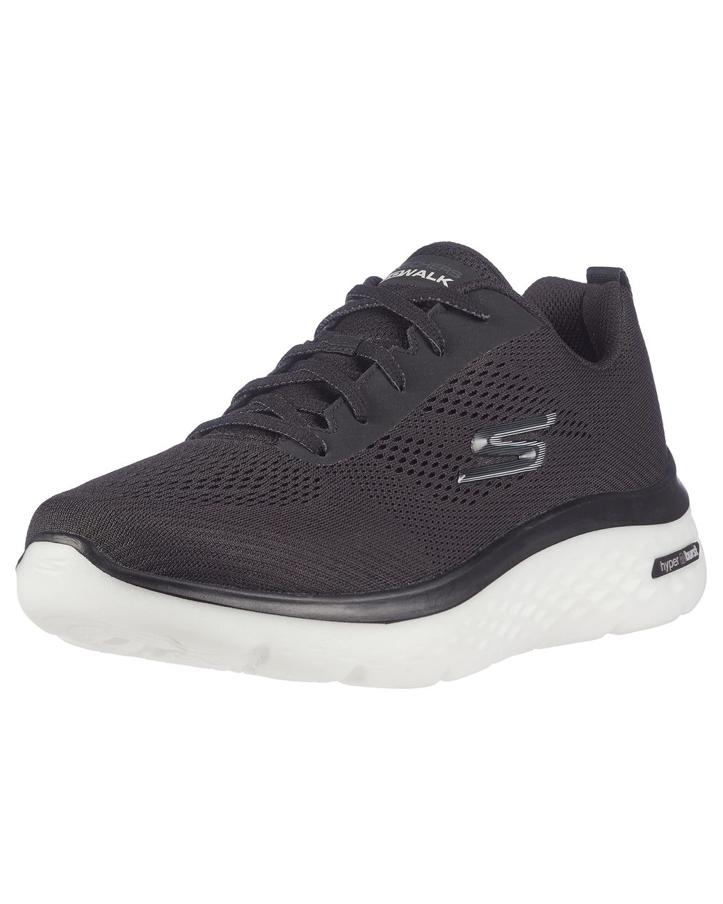 Skechers Gowalk Hyper Burst Lace-up Performance Athletic Walking Shoe  Sneaker in Black/White (Black) for Men - Save 44% | Lyst