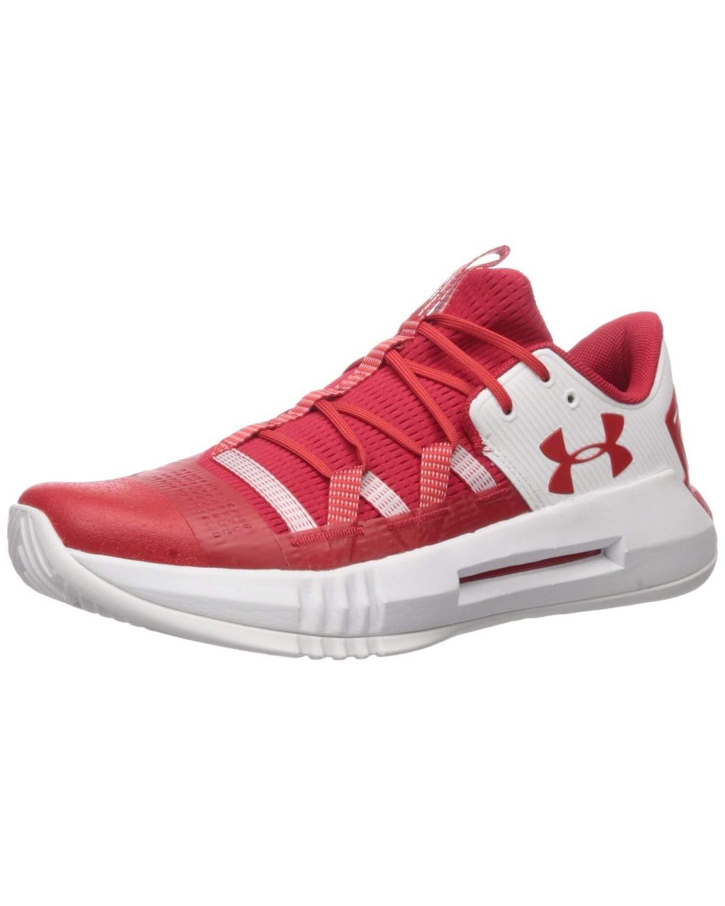 Under Armour Ua Block City 2.0 Volleyball Shoes in Red | Lyst