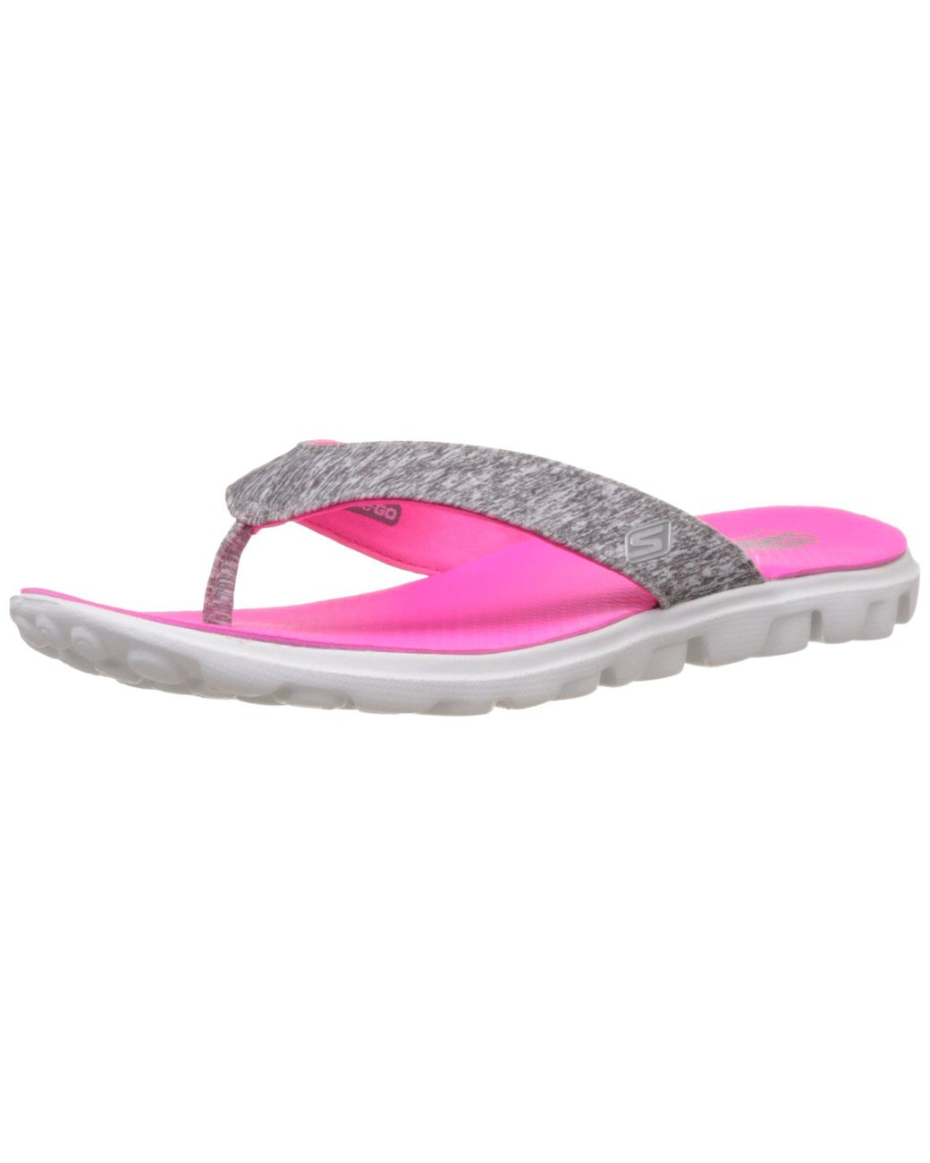 skechers on the go flow flip flops