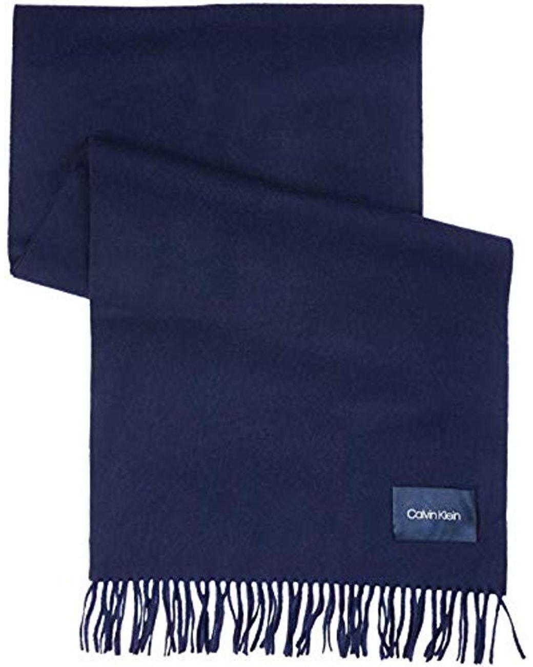 Talla del Fabricante: OS /única Unisex Adulto Tommy Hilfiger Tju Logo Scarf M Bufanda Corporate 901 Azul