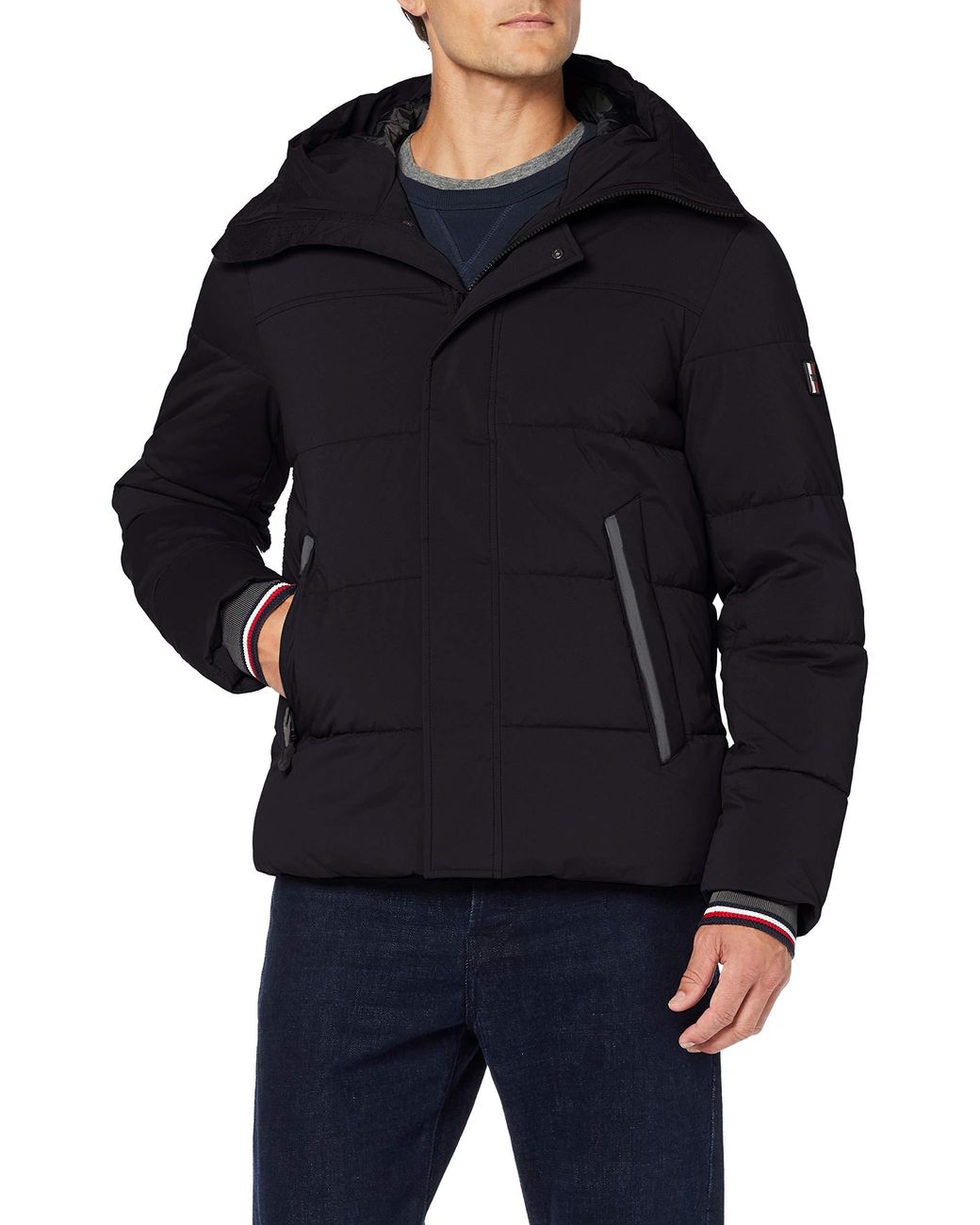 STRETCH NYLON HOODED Jackets SORT From Tommy Hilfiger 227 EUR | cigam.mus.br