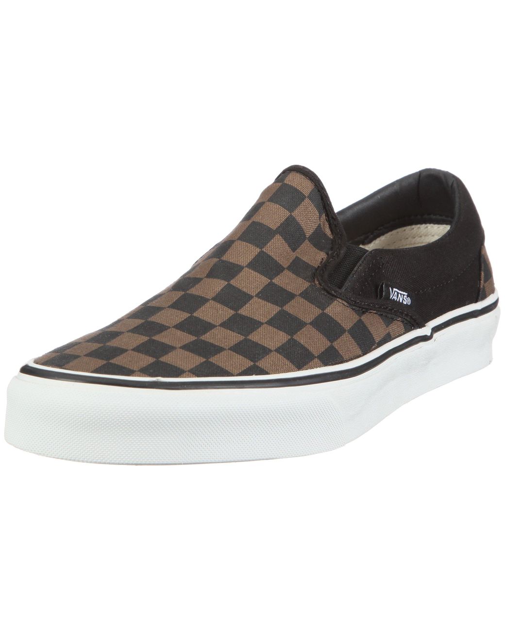 Vans Adult Classic Slip On Checkerboard Desert Palm black Vlyf1y0 4.5 Uk in Brown Lyst UK