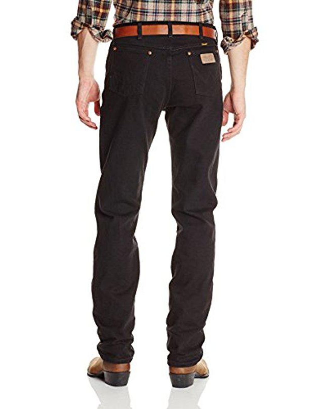 Wrangler Cowboy Cut Original Fit Jean, Shadow Black, 31x32 for Men