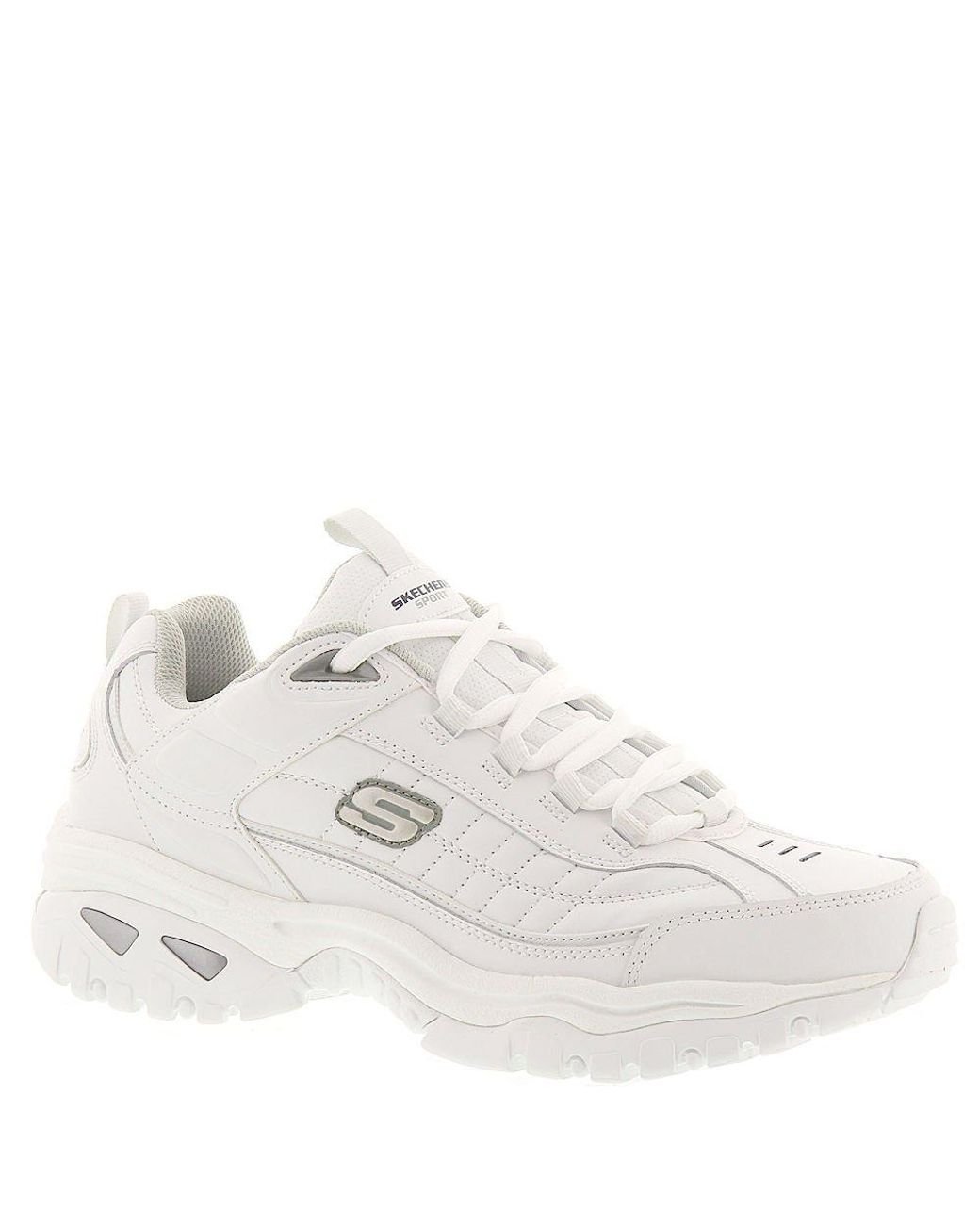 White Navy Skechers Mens 50081 Men's Skechers Energy After Burn