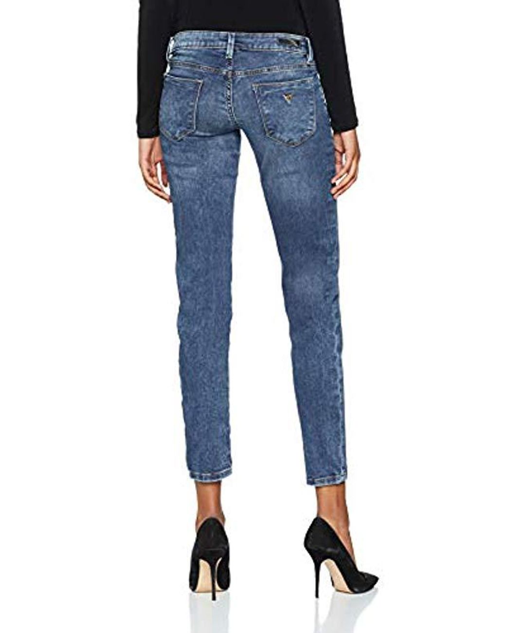 Beverly Jeans Skinny Donna di Guess in Blu Lyst