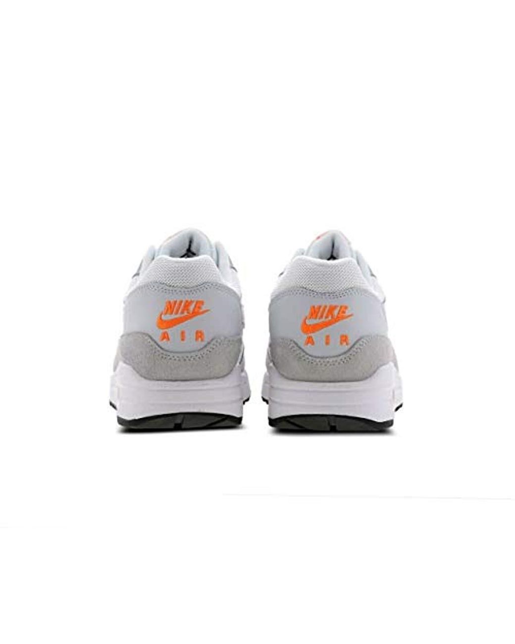 Nike Original Air Max 1 Pure Platinum White Total Orange Trainers At0043  001 for Men | Lyst UK