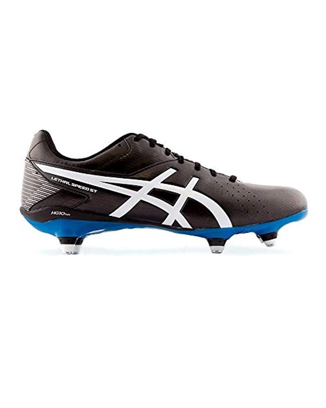 Asics Synthetic Lethal Speed St Rugby Boots In Black For Men Lyst