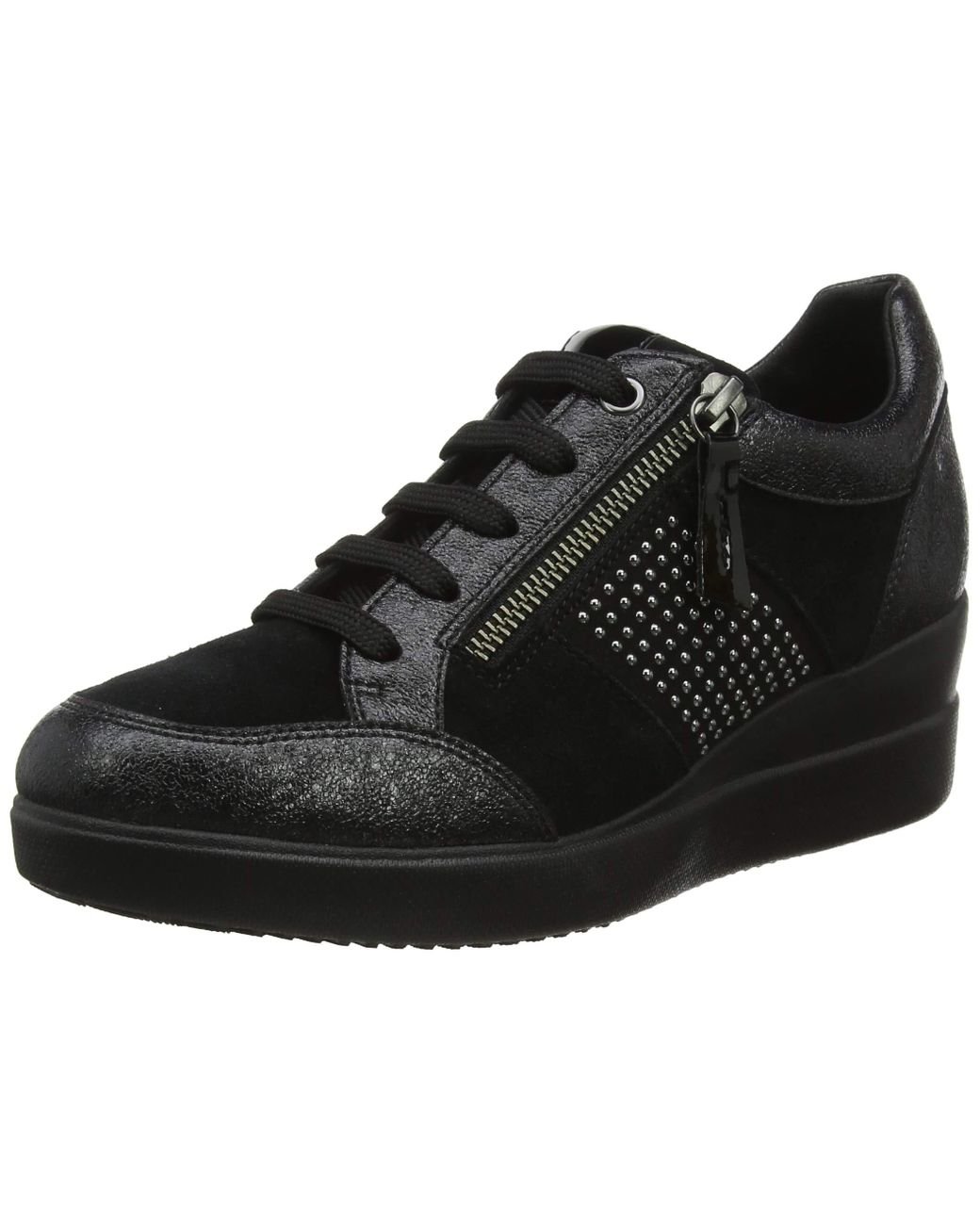 Geox D Stardust A Low-top Sneakers in Black | Lyst UK