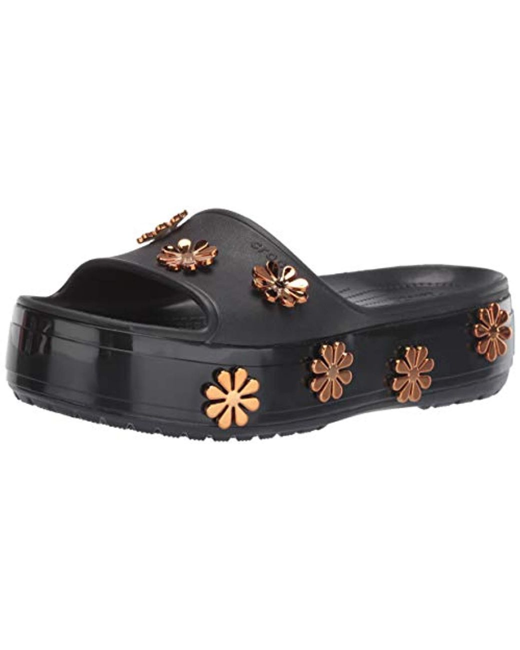Metallic blooms crocs sale