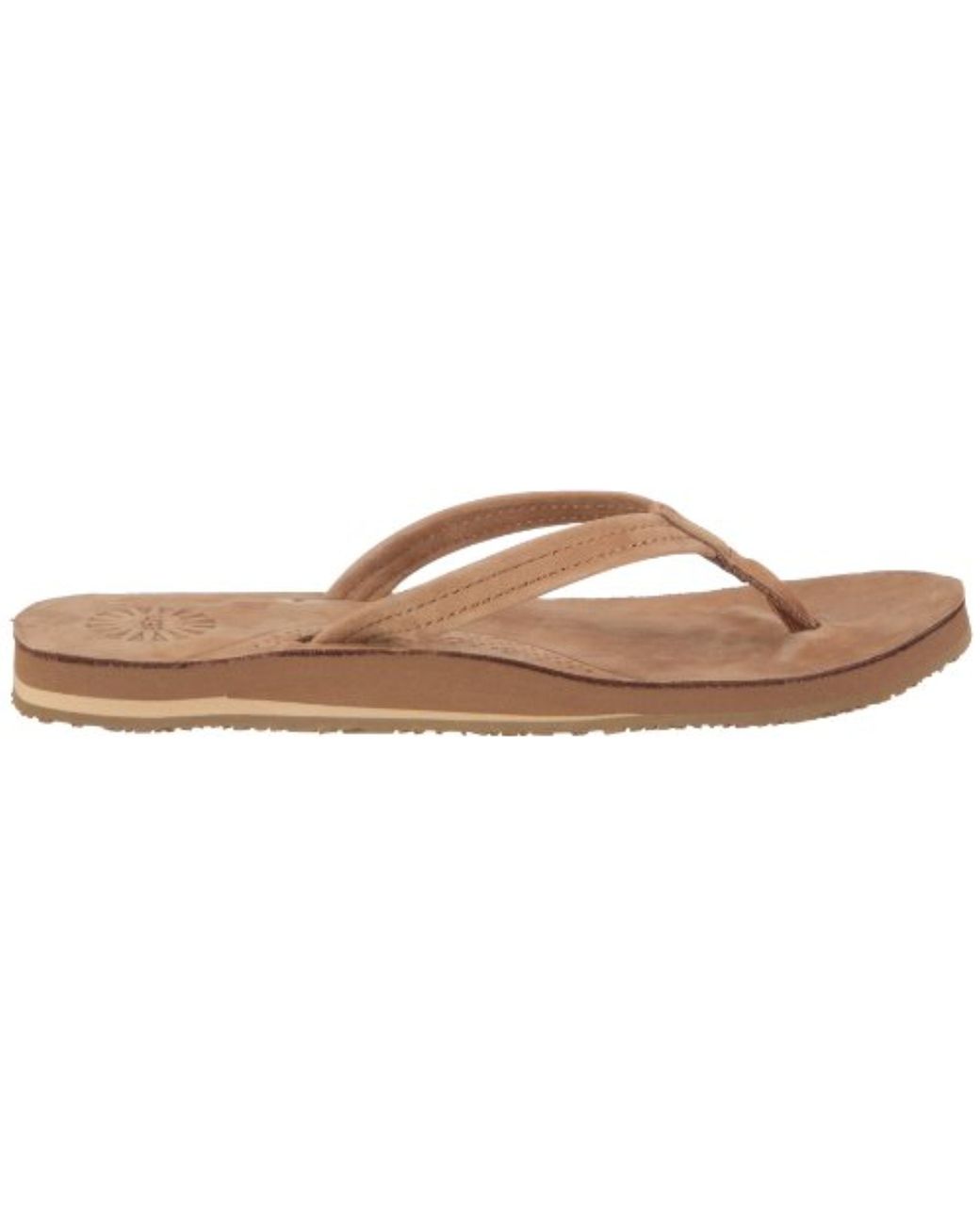 UGG Kayla Flip Flop in Brown | Lyst