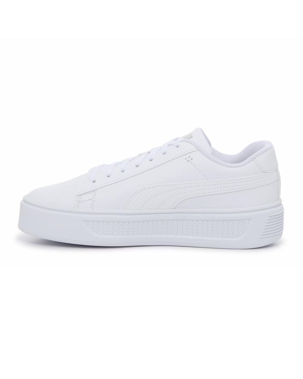 PUMA Smash Platform V3 Sneaker in White | Lyst