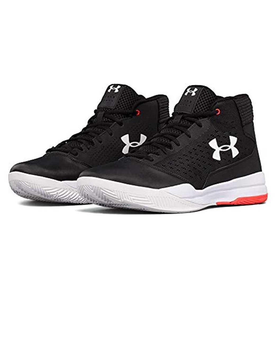under armour black basketball shoes