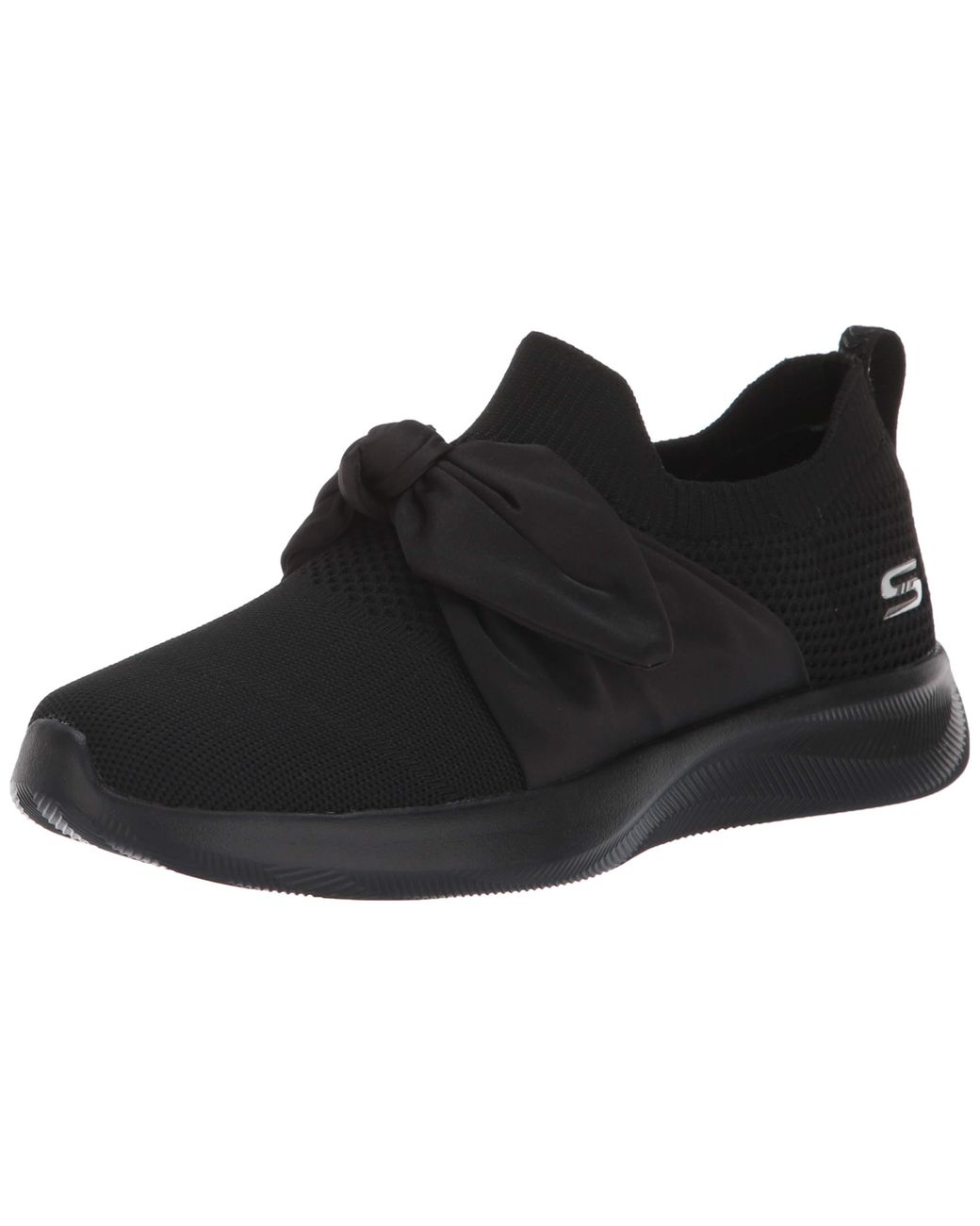 skechers bow beauty black