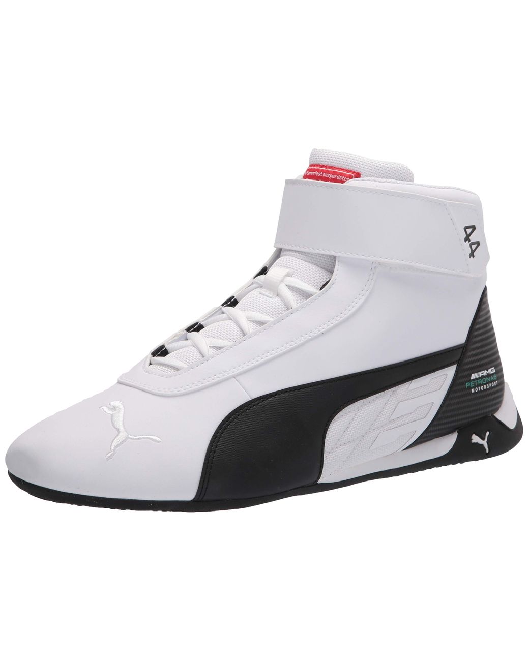 PUMA Mercedes Amg Petronas R-cat Mid Sneaker in White for Men | Lyst