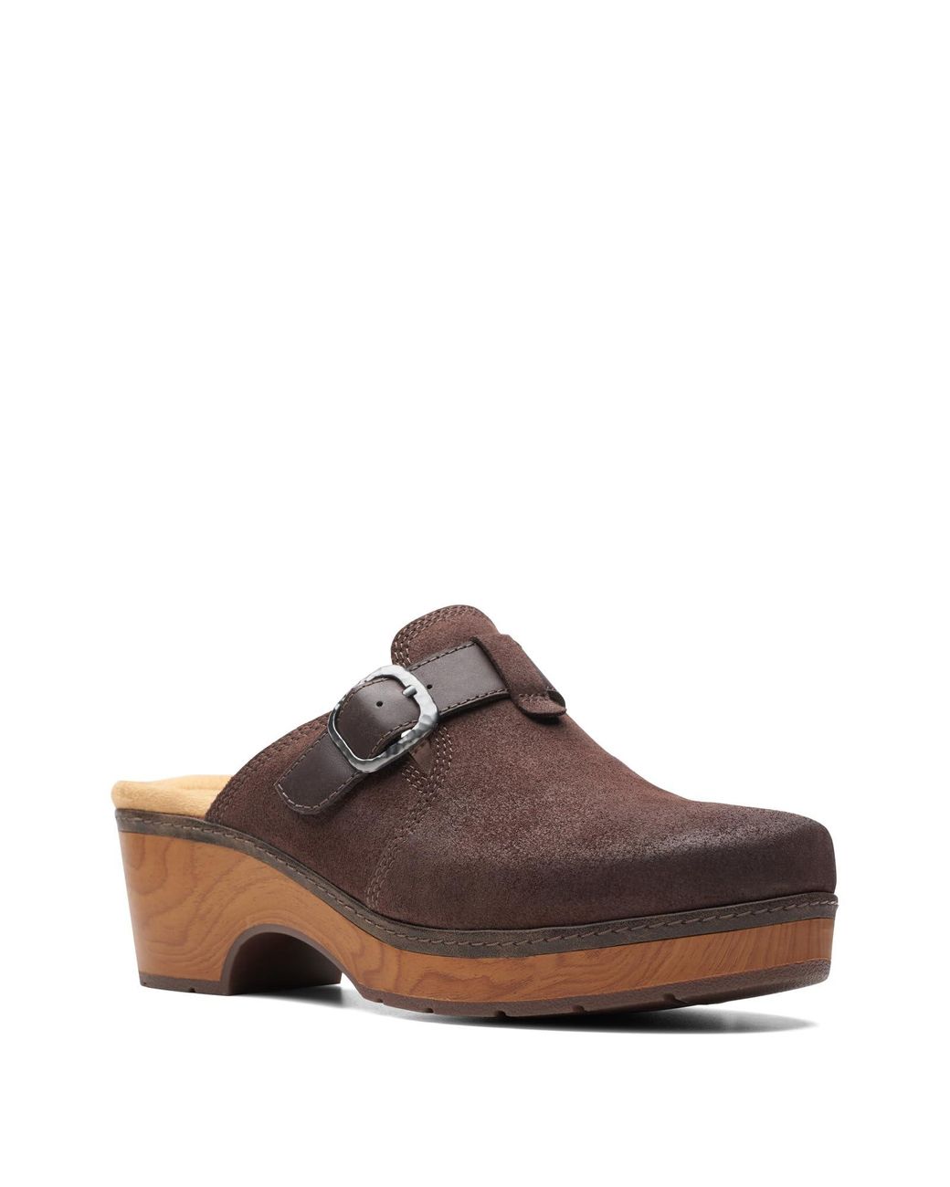 Clarks Paizlee Nora Clog in Brown | Lyst UK