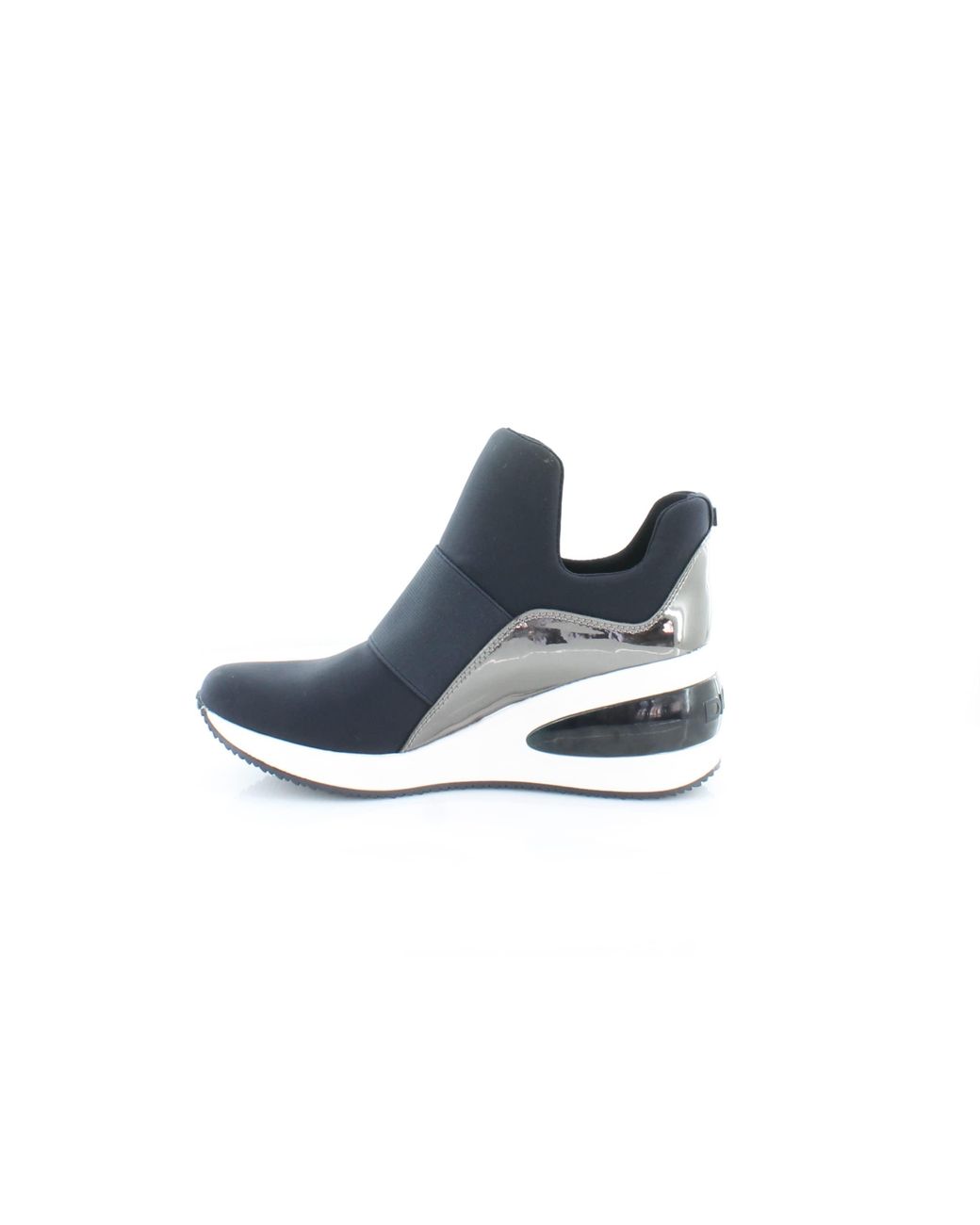 DKNY Rubber Slip On Wedge Heel Sneaker 