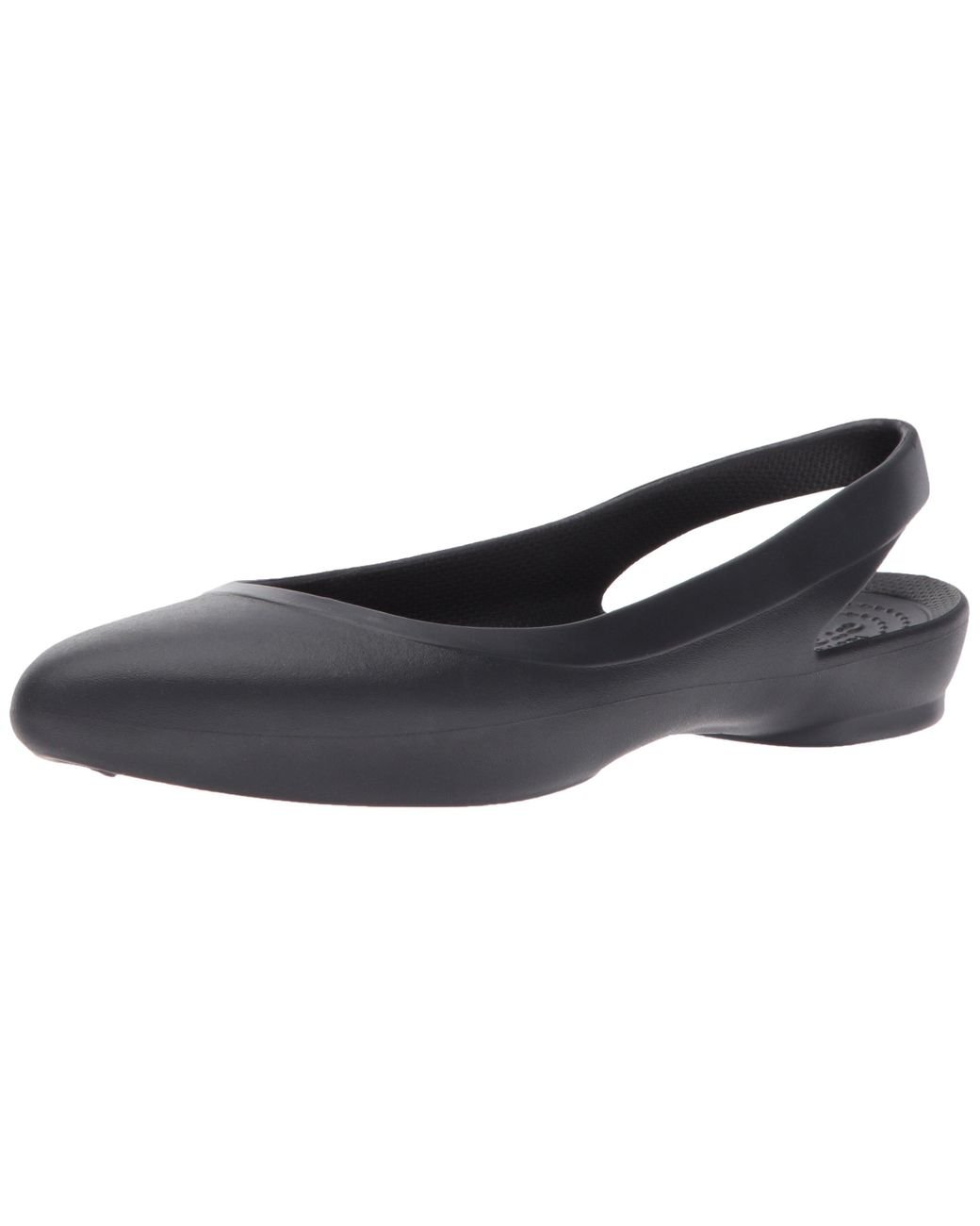 Crocs™ Eve Slingback W Ballet Flat in Black | Lyst