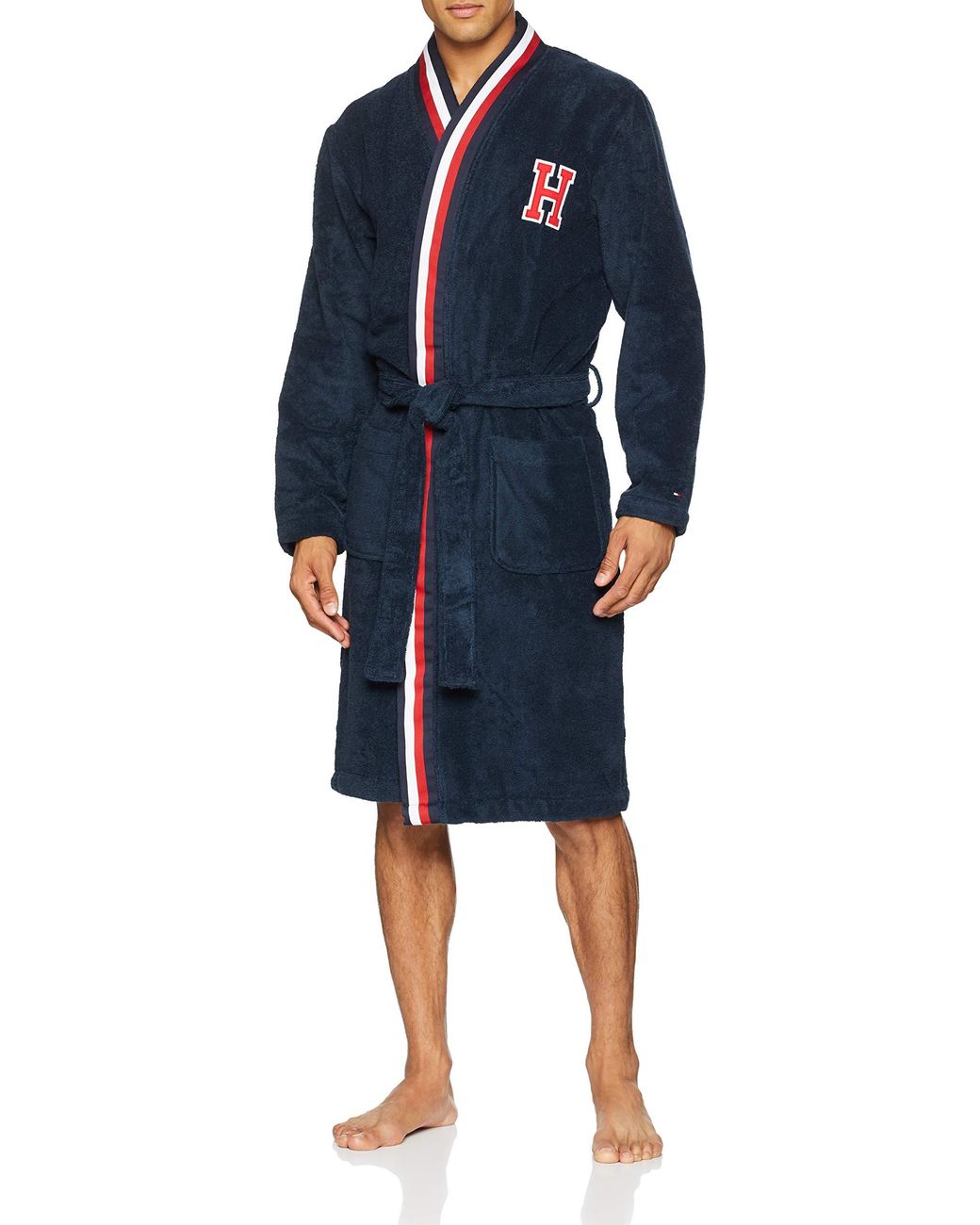 Towelling Robe Baignoire Tommy Hilfiger pour homme en coloris Bleu | Lyst