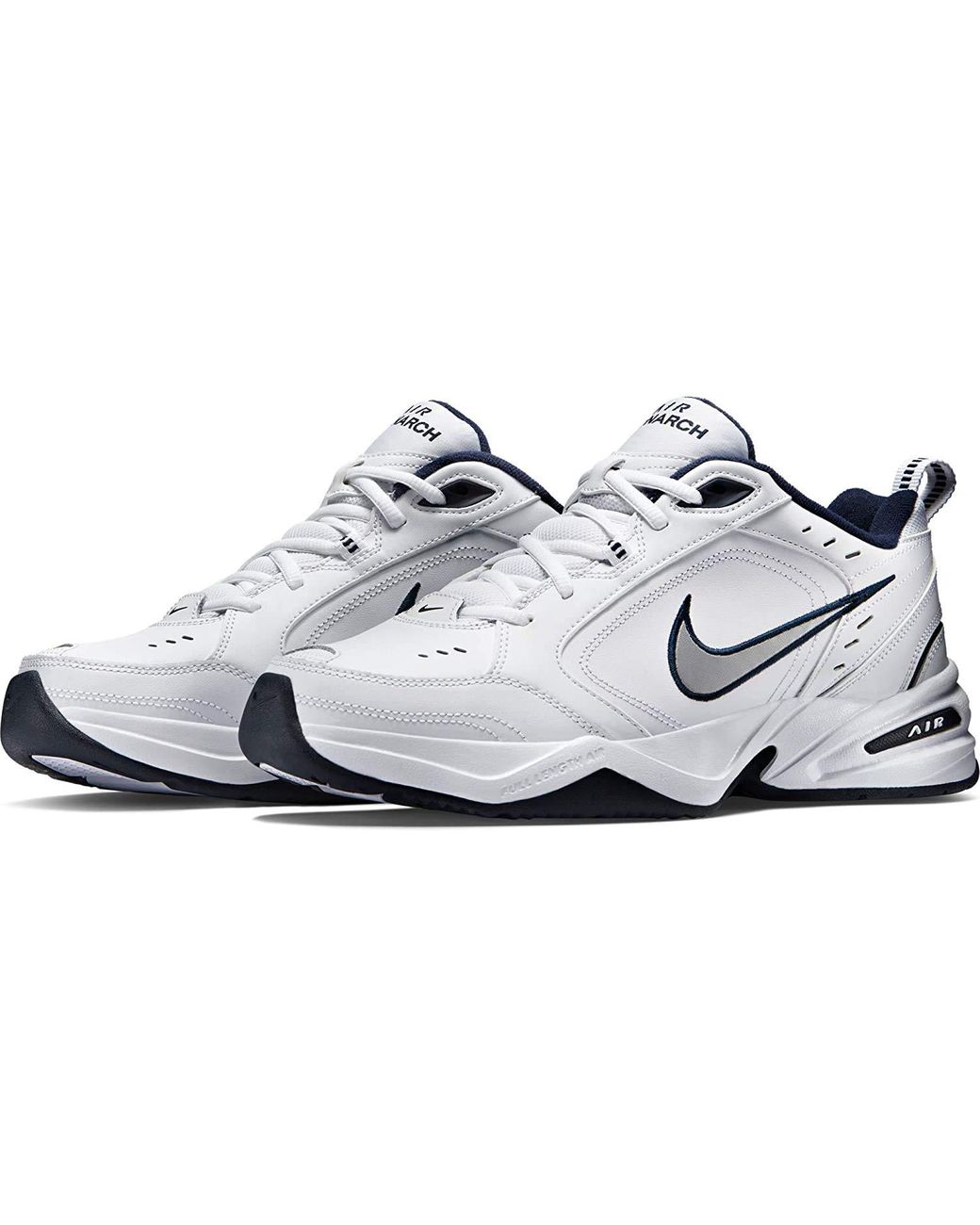 Nike Air Monarch IV White/Metallic Silver - 415445-102 | Sneaker District