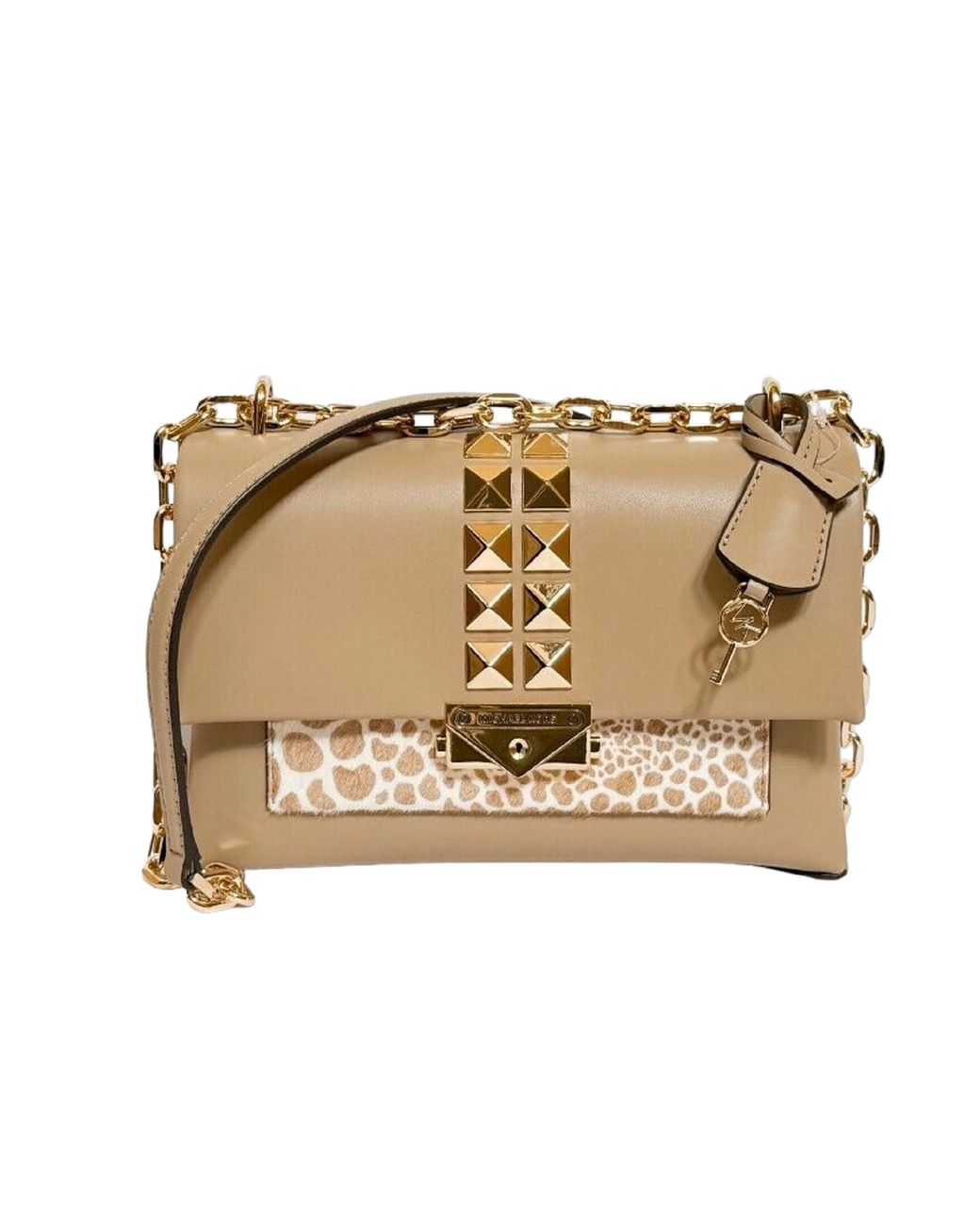 Michael kors cece medium studded leather shoulder bag deals