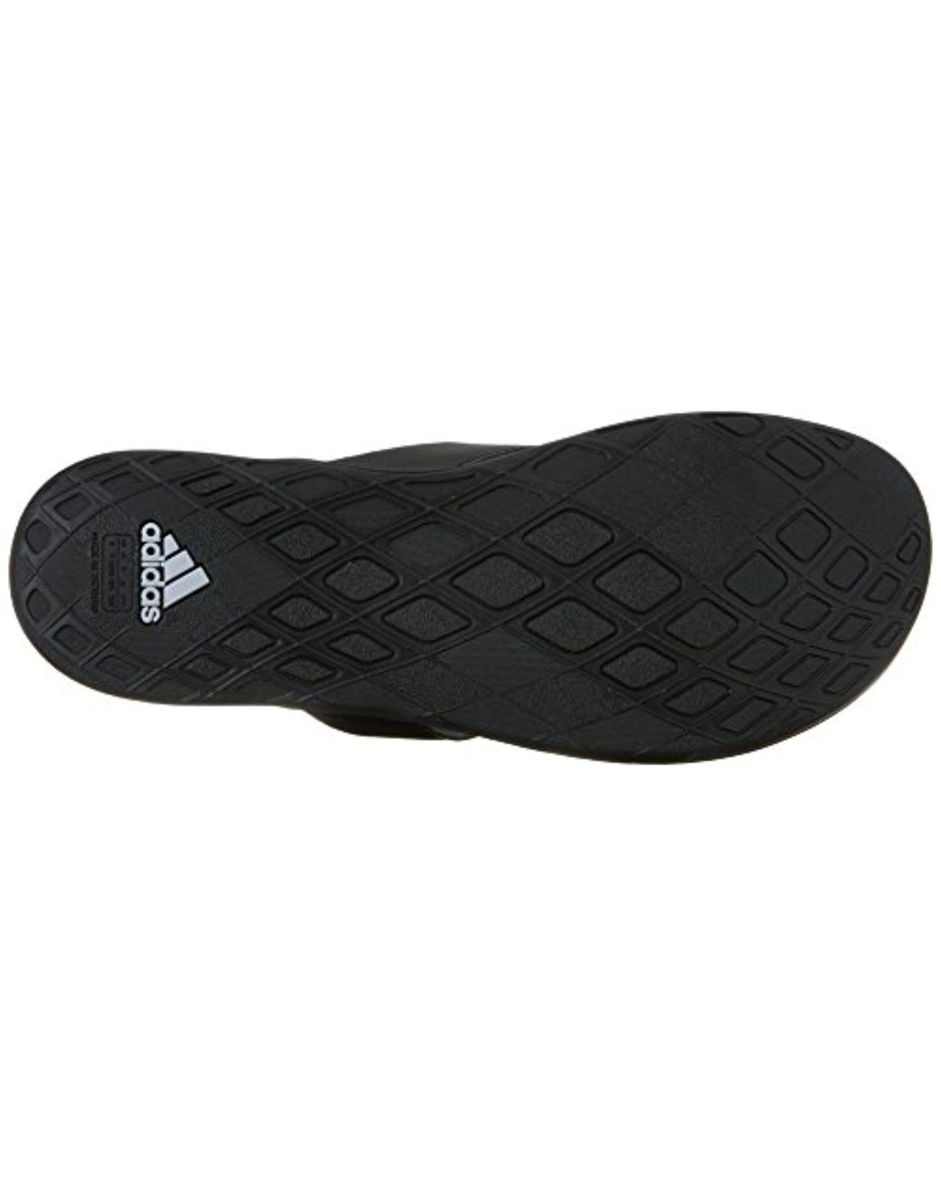 adidas Supercloud Plus Thong Athletic Slide Sandals in Black/Mid  Grey/Silver (Black) | Lyst