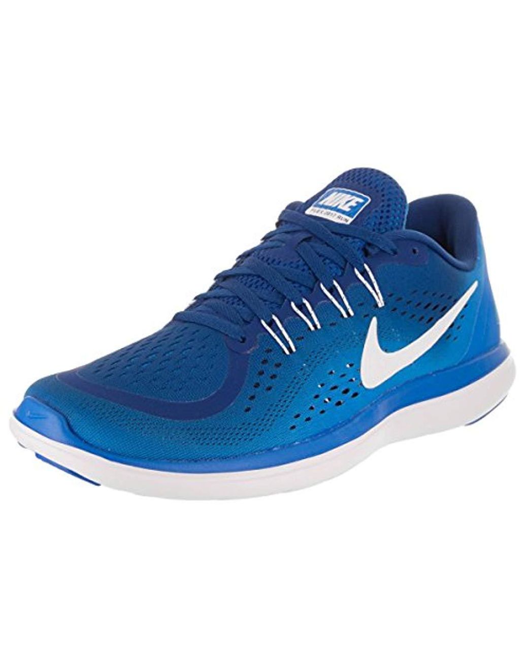 Nike Flex 2017 Rn Running Shoes in Blue for Men | Lyst
