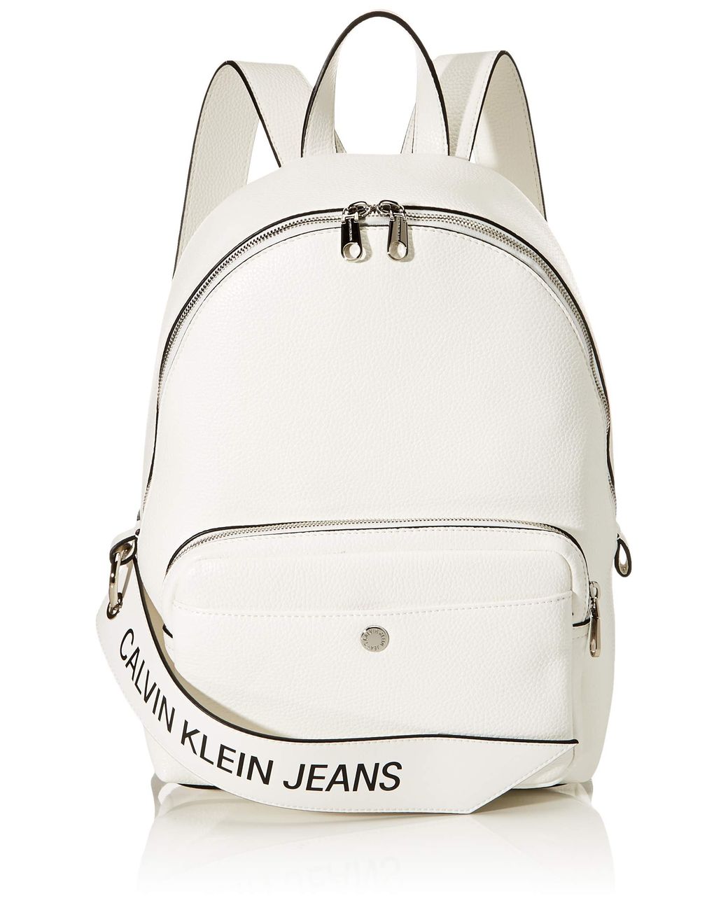 calvin klein white backpack online -