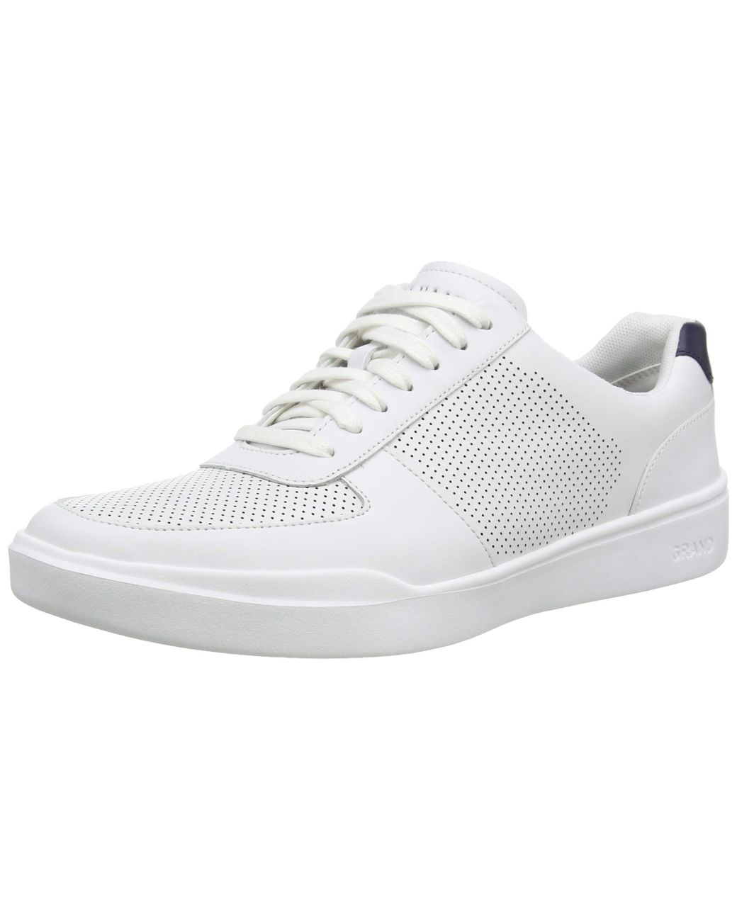 Cole Haan Leather Grand Crosscourt Modern Perf Sneaker in White for Men ...