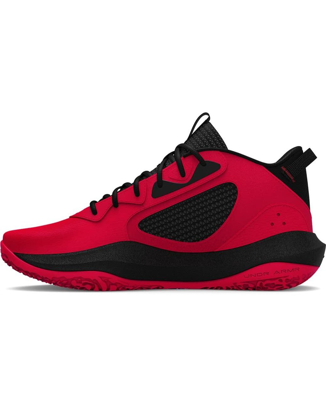 Under Armour Lockdown 6 Basketball Shoe, in Red | Lyst