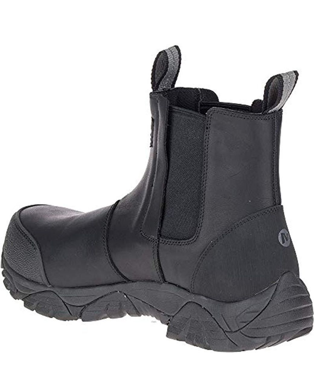 men's moab rover mid waterproof comp toe work boot wide width