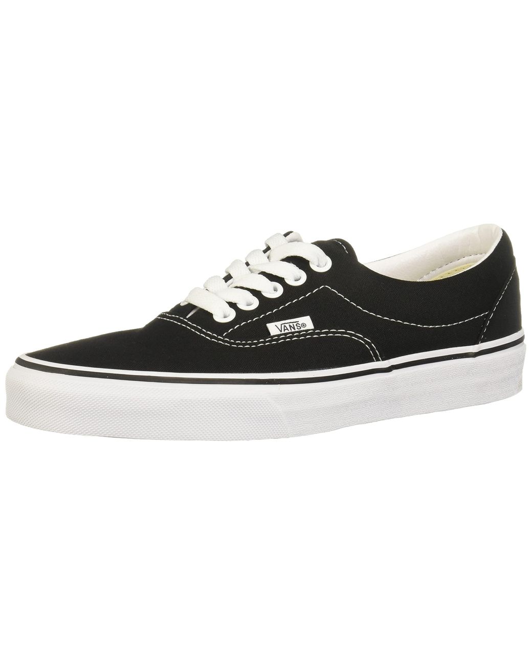 Vans Adults Era Classic Canvas Low-top Trainers in Black | Lyst