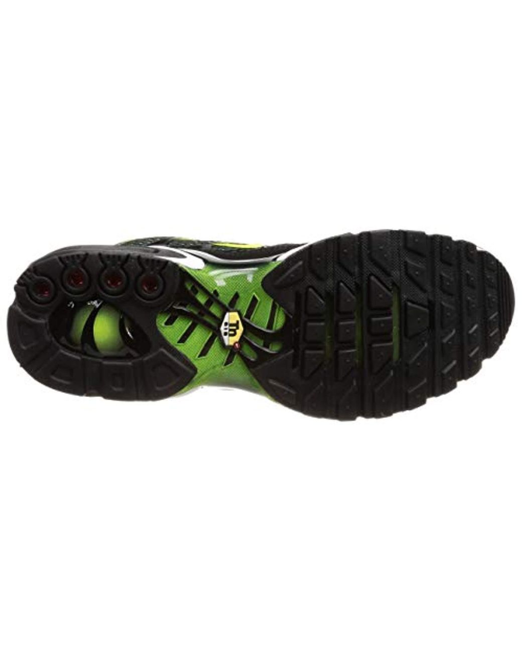 Nike Original Max Plus Tuned Tn Black Volt Green Trainers Shoes 852630 036 for Men | UK