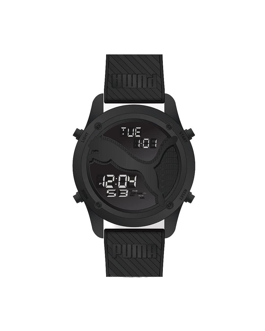 Puma black analog watch discount