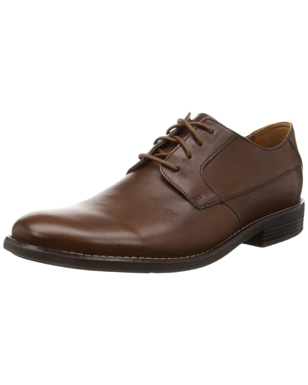 clarks men's becken plain derbys