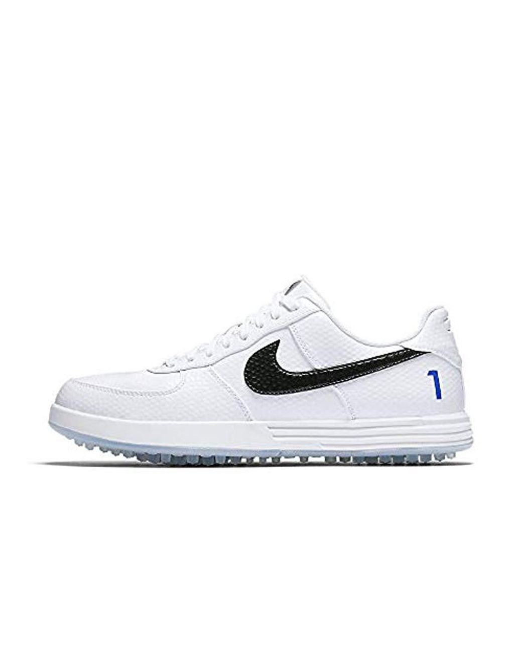 Nike Lunar Force 1 G Golf Shoes in White for Men | Lyst UK