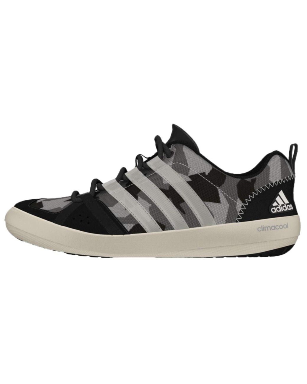 adidas Climacool Boat Lace Shoes in Black | Lyst UK
