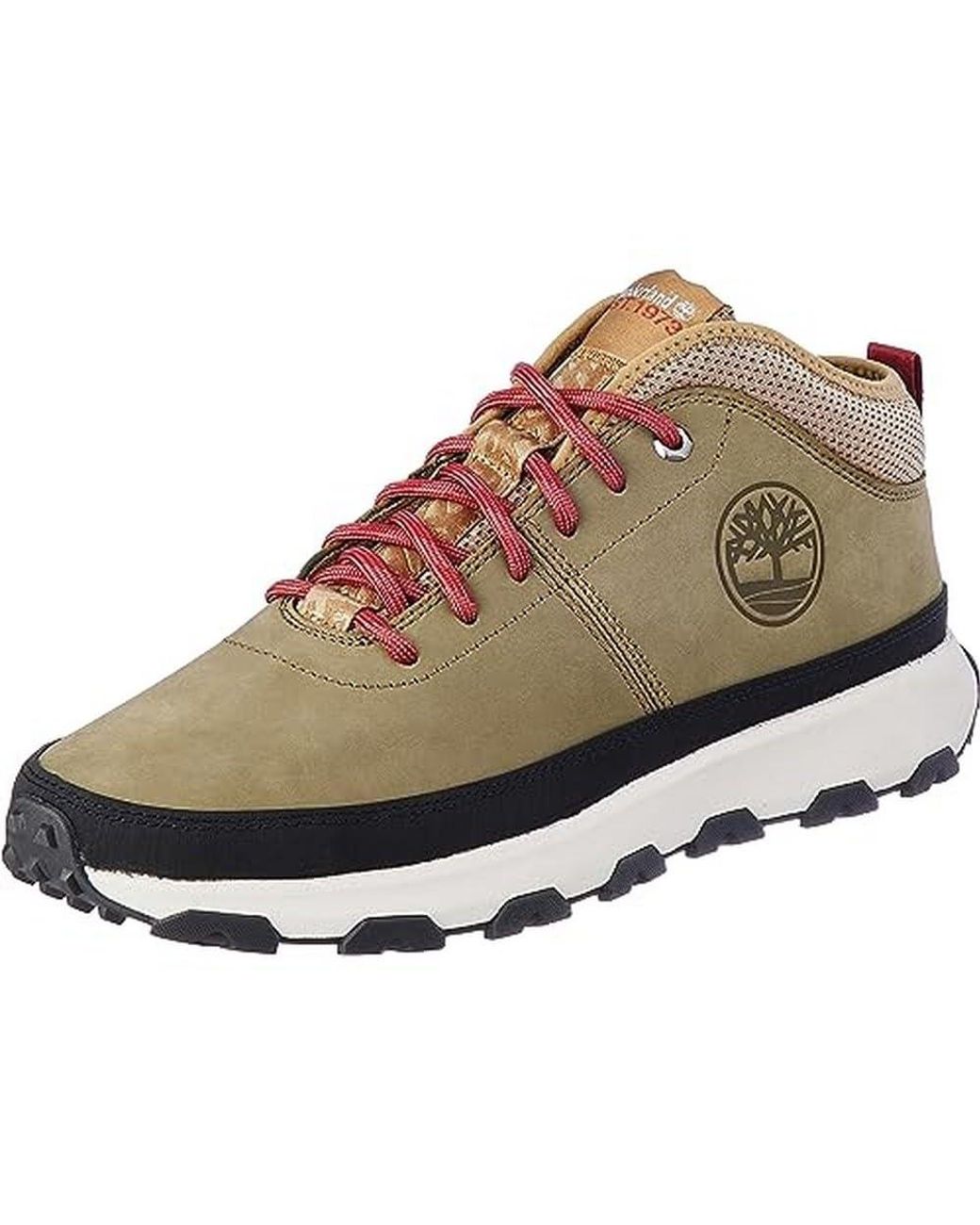 Timberland Winsor Trail Mid Leather Sneaker in Brown for Men | Lyst UK