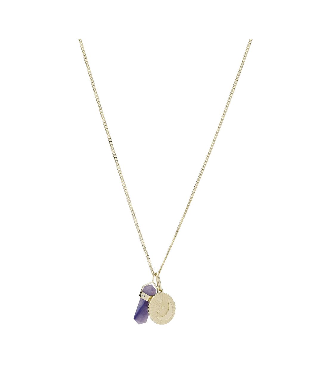 Fossil Georgia Power Of Crystals Jade Pendant Necklace - Lyst
