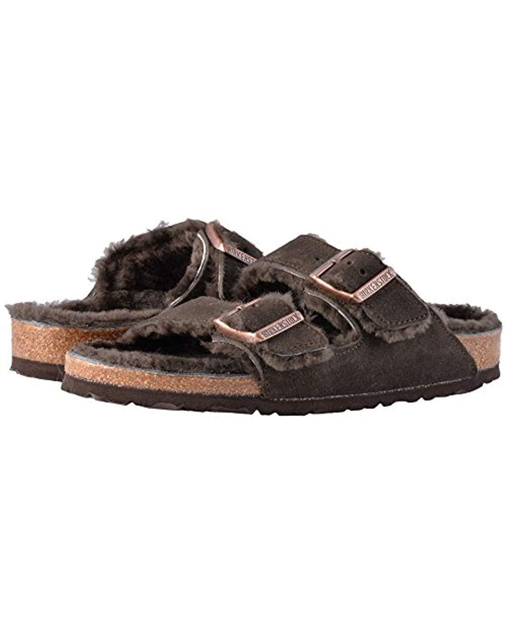 Birkenstock arizona best sale shearling mocha